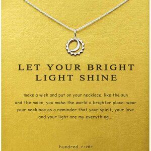 Friendship Anchor Compass Necklace Good Luck Elephant Pendant Chain Necklace wit